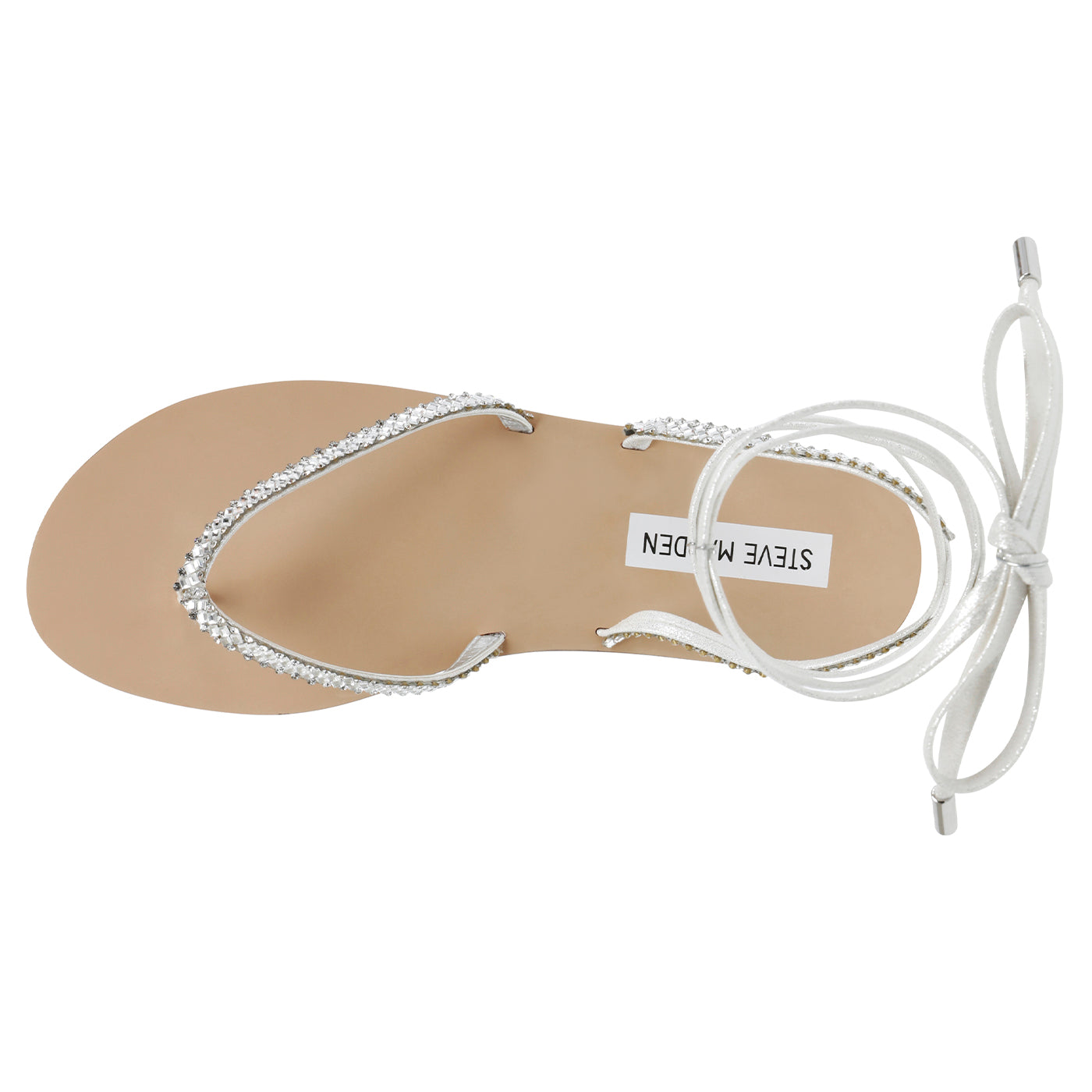 DENZELLE RHINESTONE - Sandali Bassi Donna Bianchi SMSDENZELLE-RHI . STEVE MADDEN 