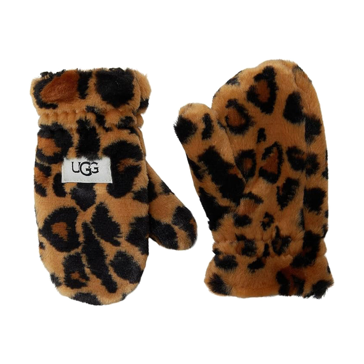 K Faux Fur Mitten Butterscotch Panther - Guanti Multicolore UGA20097-BPTH . UGG 