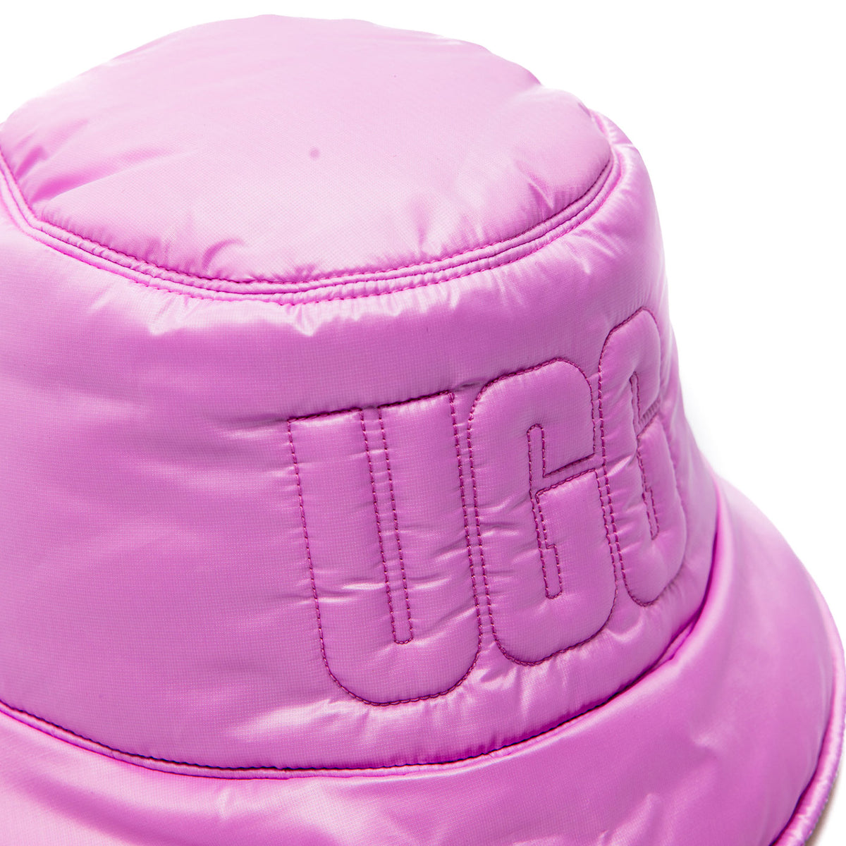 W AW Quilted Logo Bucket Hat Rose Quartz - Cappello da Pescatore Rosa UGA21628-RSQ . UGG 