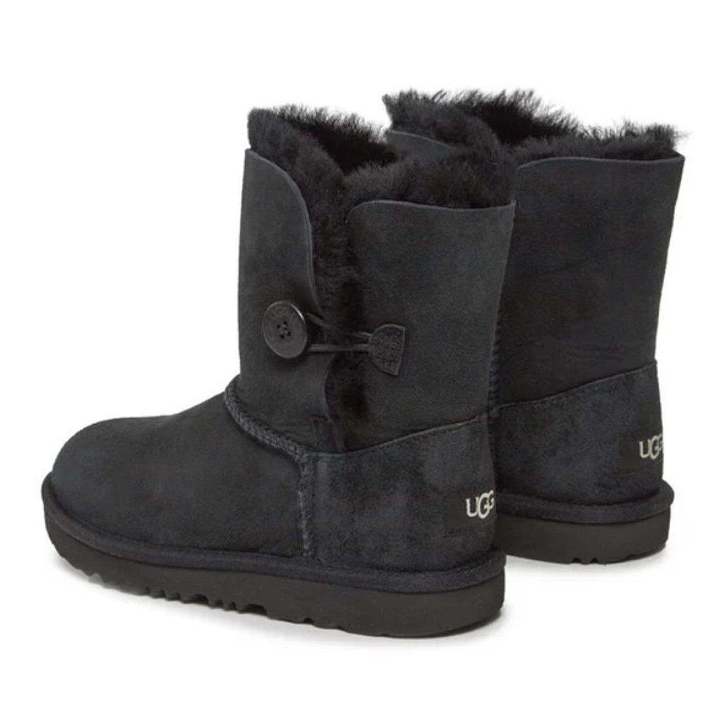 BAILEY BUTTON II BLACK - Stivaletti Bambino Neri UGKBLBBK1017400K . UGG 