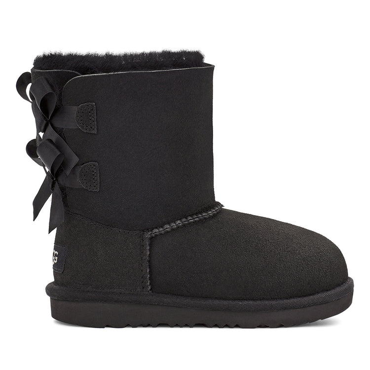 BAILEY BOW II BLACK - Stivali Bambino Neri UGKBLBOWBK1017394K . UGG 
