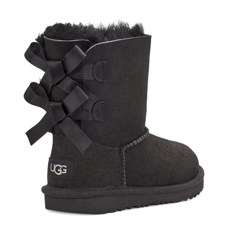 BAILEY BOW II BLACK - Stivali Bambino Neri UGKBLBOWBK1017394K . UGG 