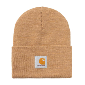 Acrylic Watch Hat Peanut Heather - Cappellino a Cuffia Marrone I020175.2ITXX . CARHARTT WIP 