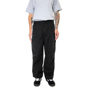 COLE CARGO PANT BLACK GARMENT DYED - Pantaloni Uomo Neri I031218-89GD . CARHARTT WIP 