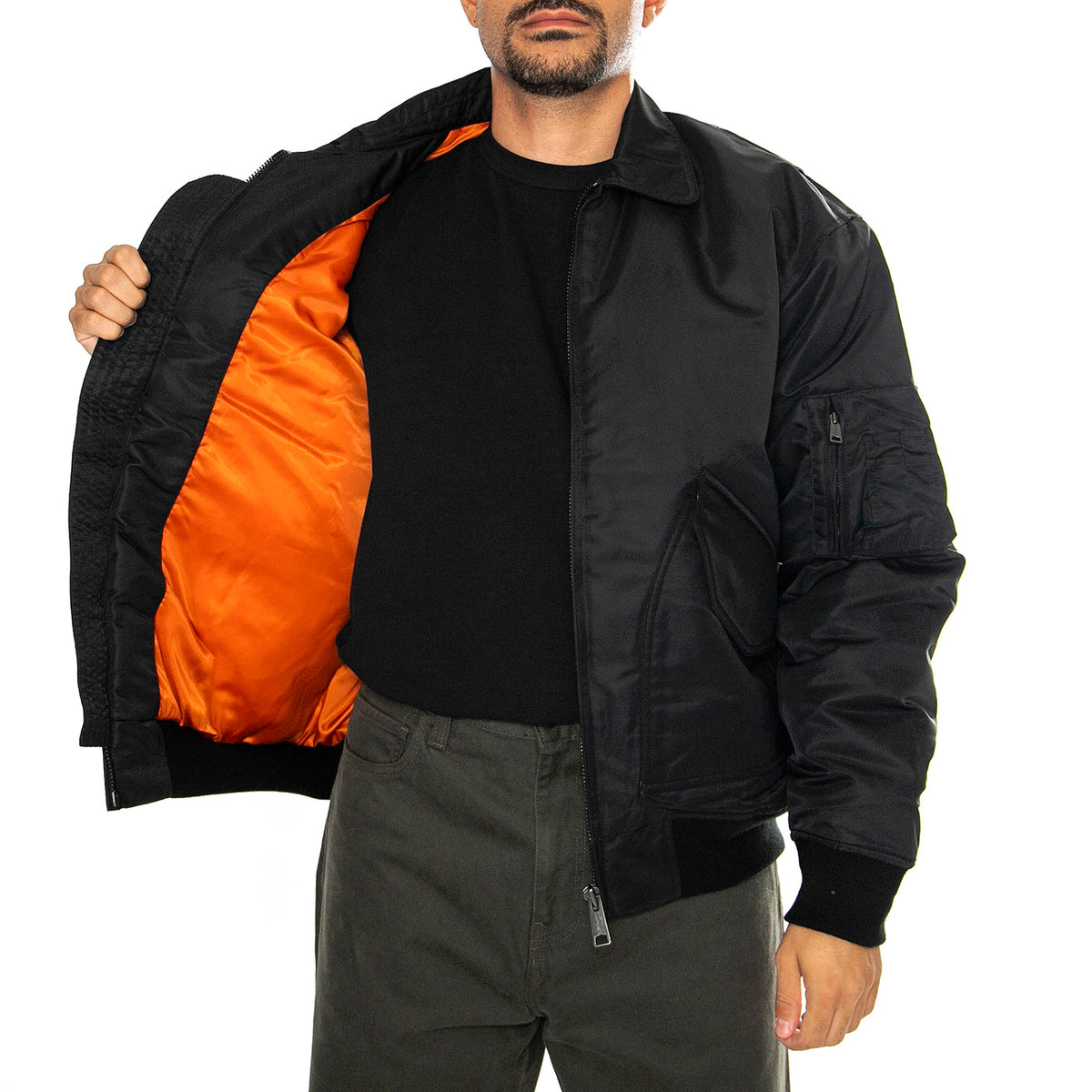 Olten Bomber Black / Turmeric - Giacca Uomo Nera I032300.2EHXX . CARHARTT WIP 