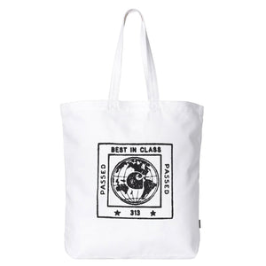 Stamp Tote White / Black - Bora Shopping Bag Bianca I033629.00AXX . CARHARTT WIP 