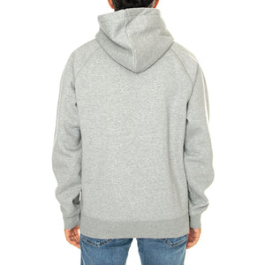 Hooded Chase Jacket Grey Heather / Gold - Felpa con Cappuccio Uomo Grigia I033664.00MXX . CARHARTT WIP 