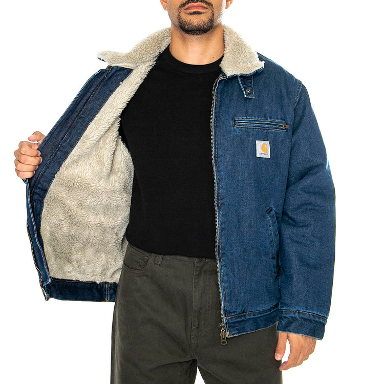 Herald Jacket Blue / Wall stone washed - Giacca Uomo Denim Jeans Blu I033765.2JR06 . CARHARTT WIP 