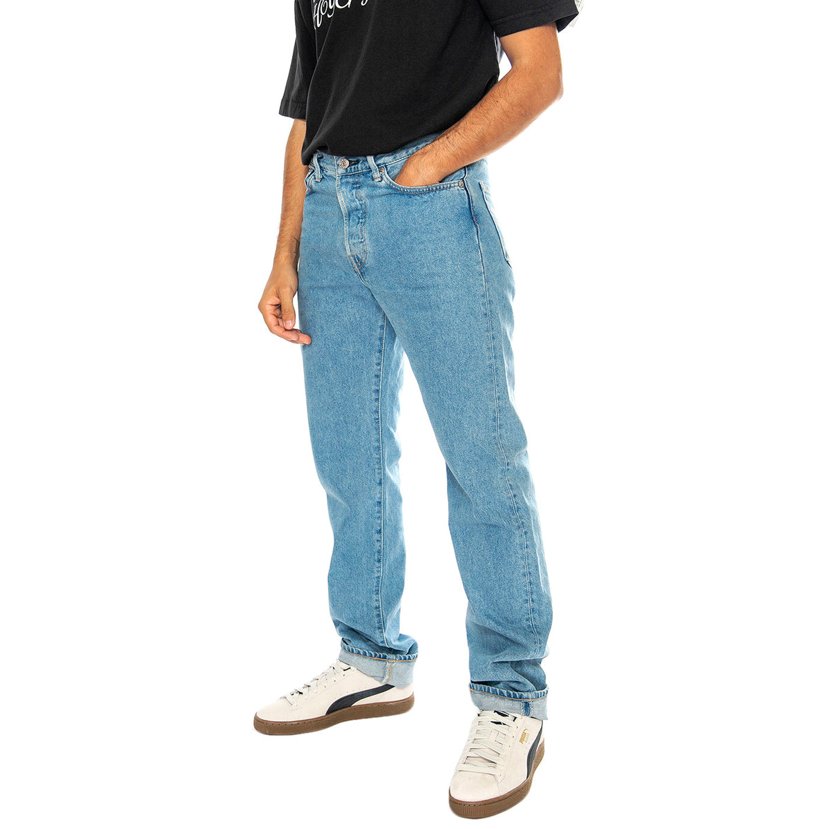 Regular Straight Light Used - Pantaloni Denim Jeans Uomo Blu I034255.01.7U.32-01.7U . EDWIN 