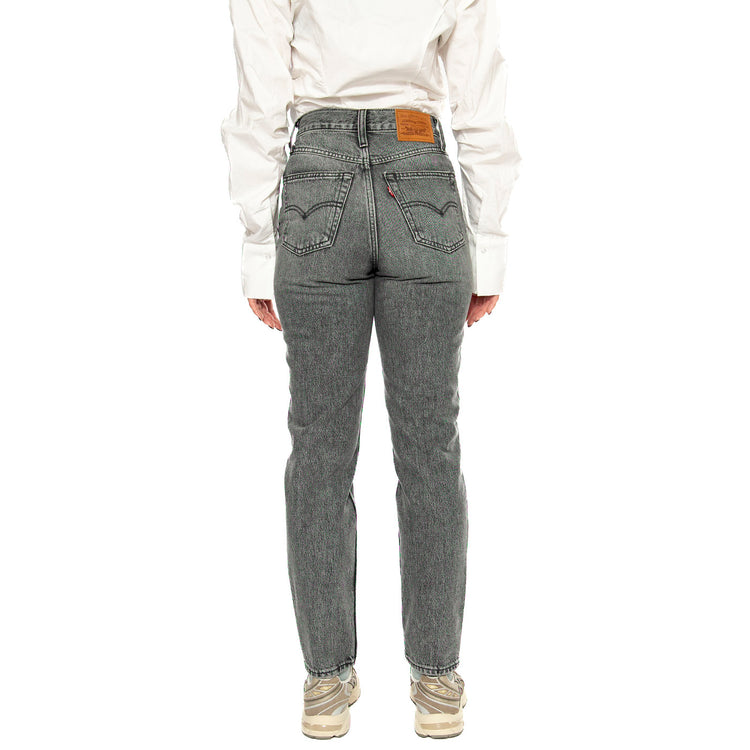 80s Mom Jean What Once Was Grey - Pantaloni Denim Jeans Donna Grigia A3506-0011 . LEVIS 