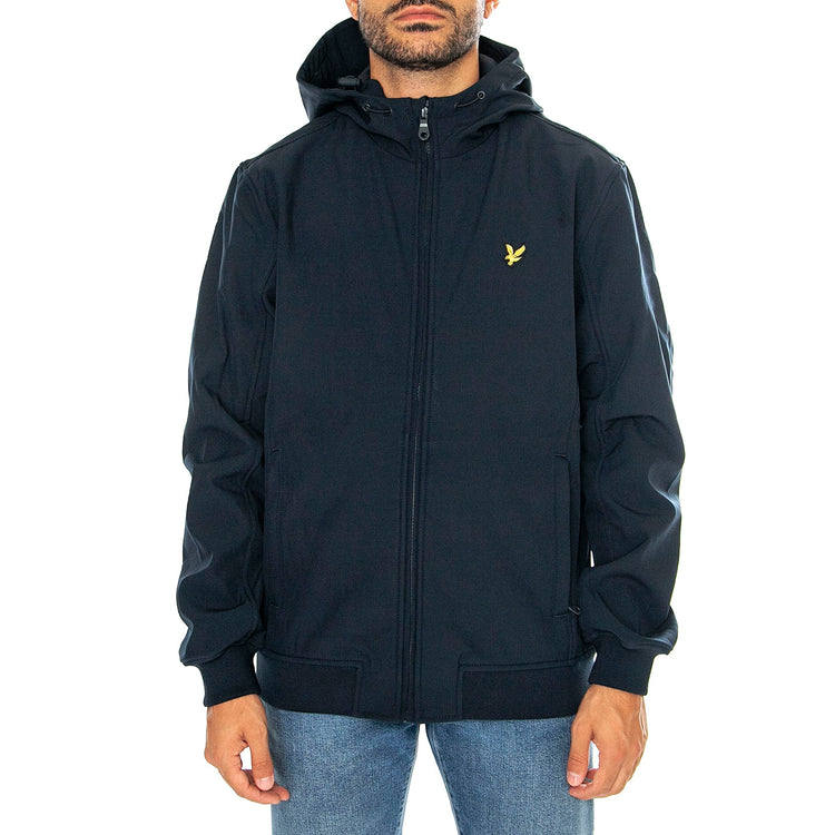 FLEECE BACK SOFTSHELL JACKET DARK NAVY BLUE - Giacca Uomo Blu JK2110V-Z271 . LYLE & SCOTT 