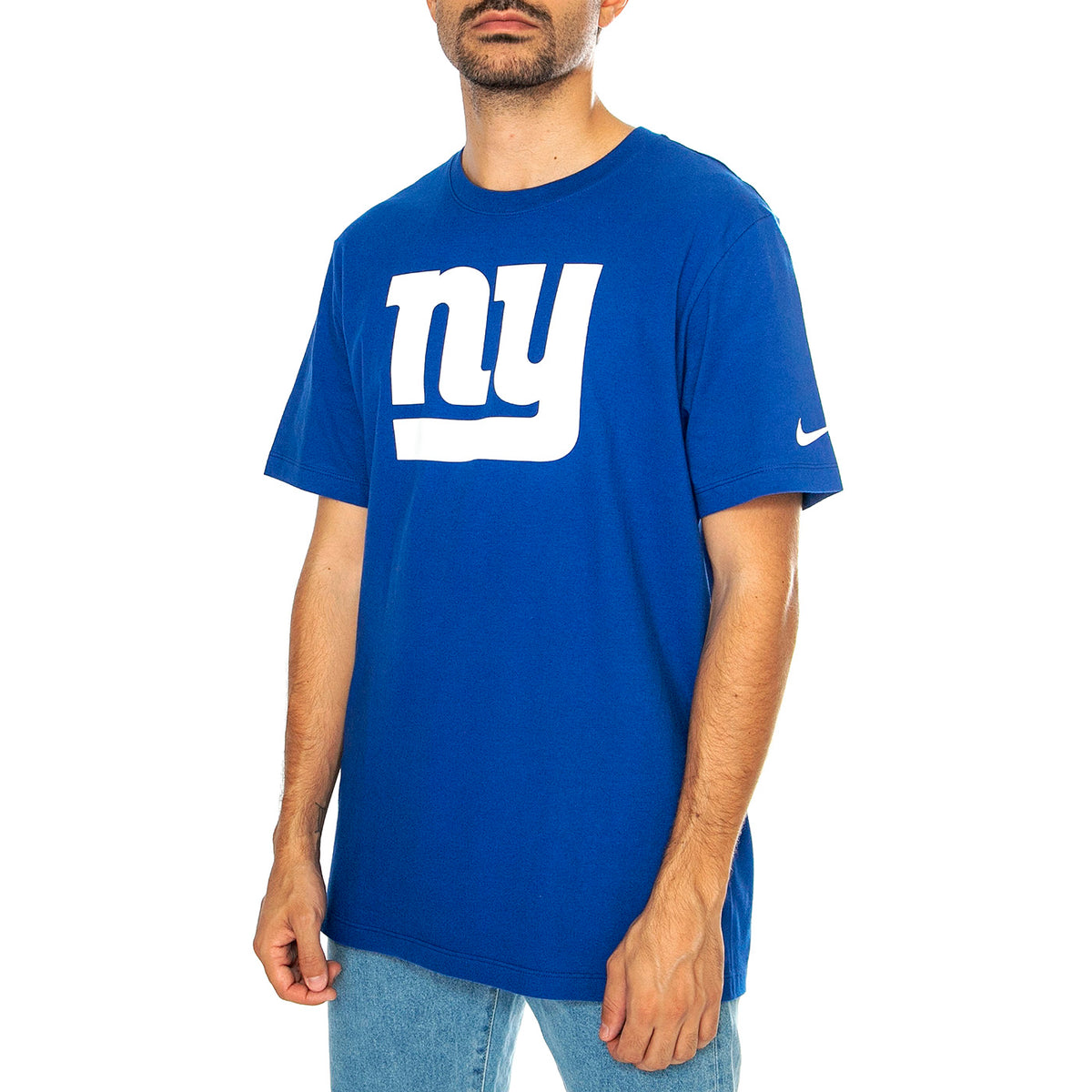 Nike SS Essential New York Giants Rush Blue - Maglietta Girocollo Uomo Blu N199-4EW-8I-CLH . NIKE 