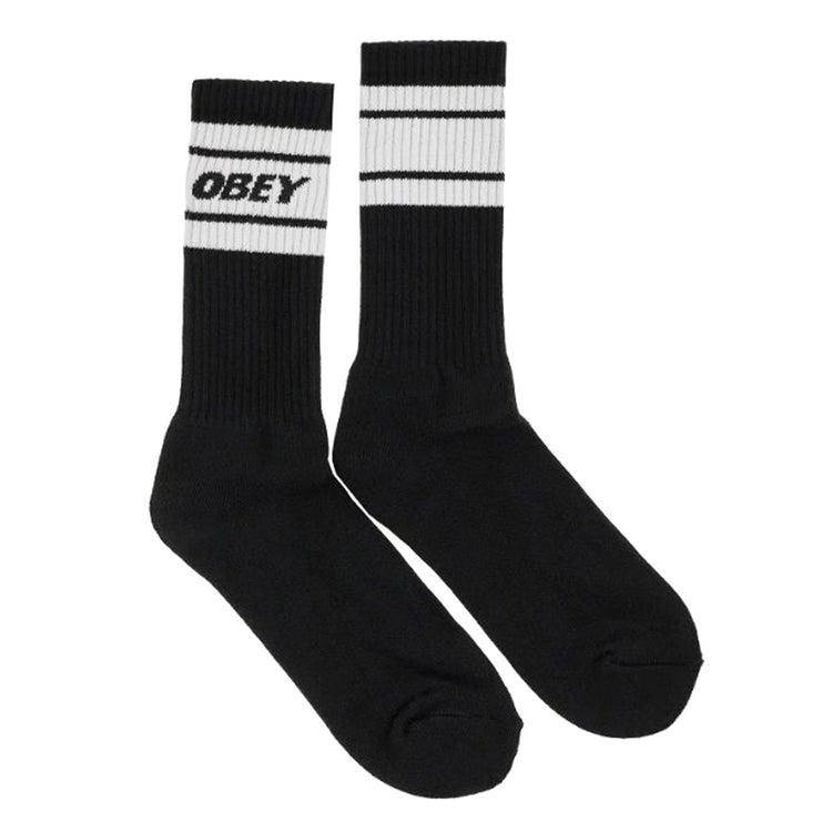 Cooper II Socks Black /  White - Calzini Neri 100260093-BKWT . OBEY 
