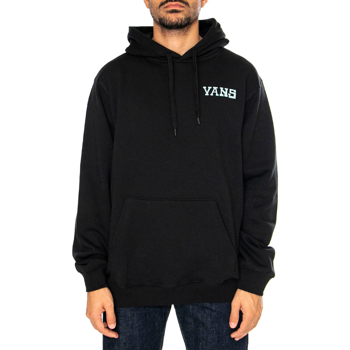 Mini Sk8 Loose Po Black - Felpa con Cappuccio Uomo Nera VN000KU7BLK1 . VANS 