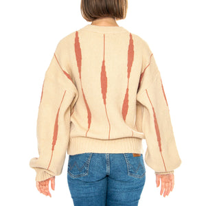 Jersey Jacquard Lineas Rosa - Maglione Donna Multicolore 43W/10613 . WILD PONY 
