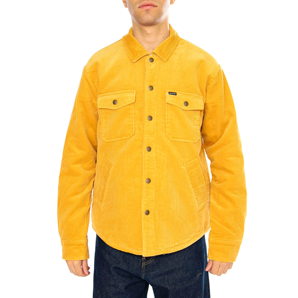 Durham Lined Jacket - Bright Gold - Giacca Uomo Arancione 03362-BRTGD . BRIXTON 