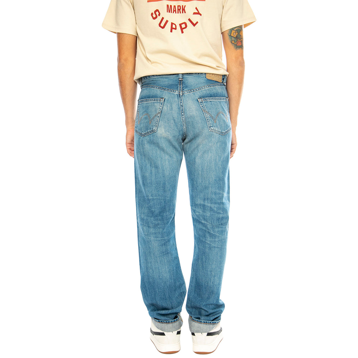 Loose Straight Light Used - Pantaloni Denim Jeans Uomo Blu I033518.01.5J.32 . EDWIN 