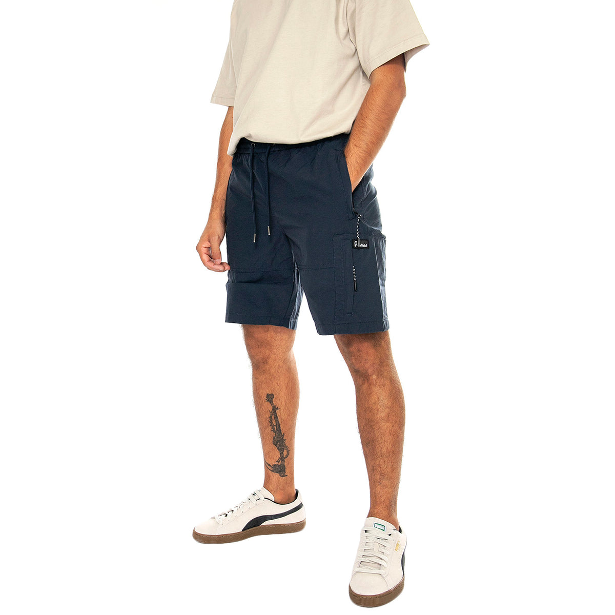 Mattawa Cargo Shorts Navy Blazer - Bermuda Cargo Uomo Blu PFD0381-203 . PENFIELD 