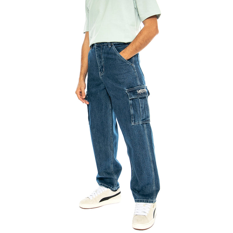 Creager Pant Washed Blue - Pantaloni Denim Jeans Uomo Blu CREAGER PANT - WASHED BLUE . WASTED PARIS 