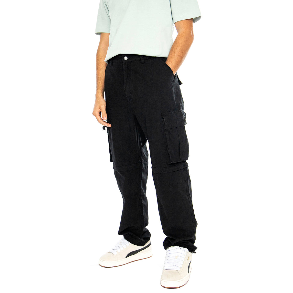 Hunter Pant Boiler Black - Pantaloni Uomo Neri HUNTER PANT BOILER - BLACK . WASTED PARIS 