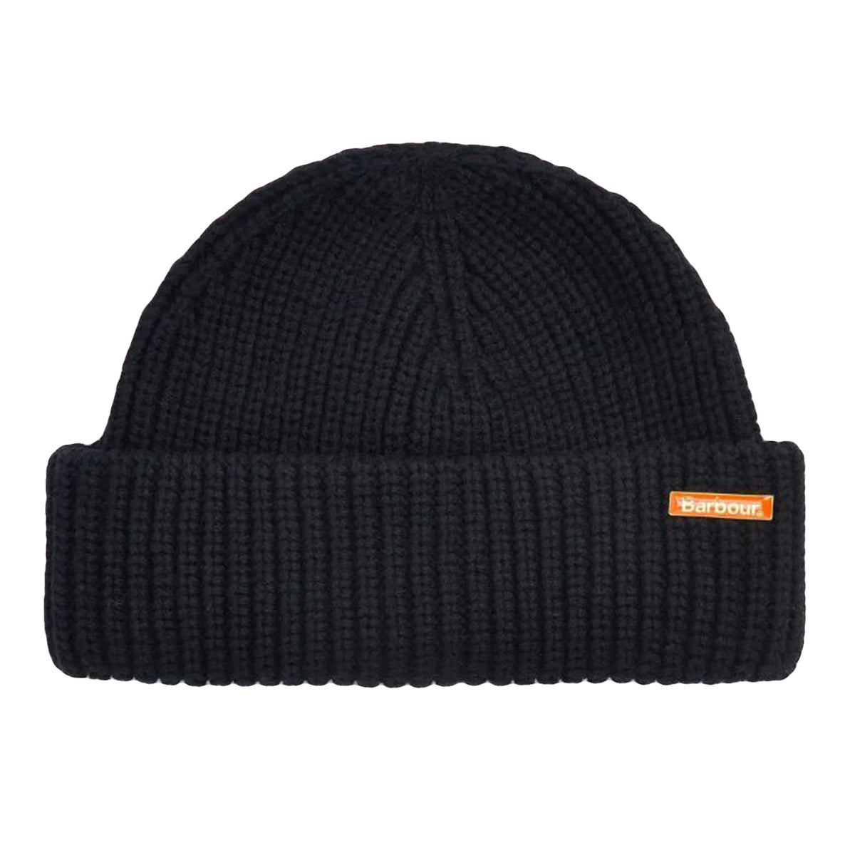 Mosely Beanie Black - Berretto a Coste Nero MHA0879 BK11 BARBOUR 