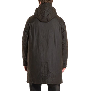 BEAUDALE WAX TRENCH COAT DARK BROWN - Cappotto / Giacca con Cappuccio Uomo Marrone MWX2488 BR91 BARBOUR 