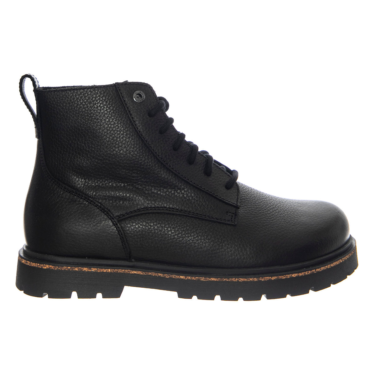 Highwood Lace Mid N Black, Natural Leather - Stivaletti Uomo Neri 1030756 . BIRKENSTOCK 