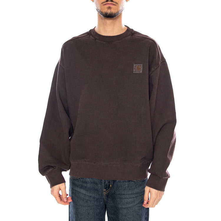 Vista Sweat -- Felpa Uomo Palisander Marrone I029522.33HGD . CARHARTT WIP 