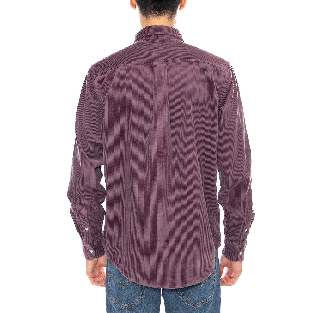 L/S Madison Cord Shirt Phlox / Phlox -- Camicia Uomo Viola I029958.39PXX . CARHARTT WIP 