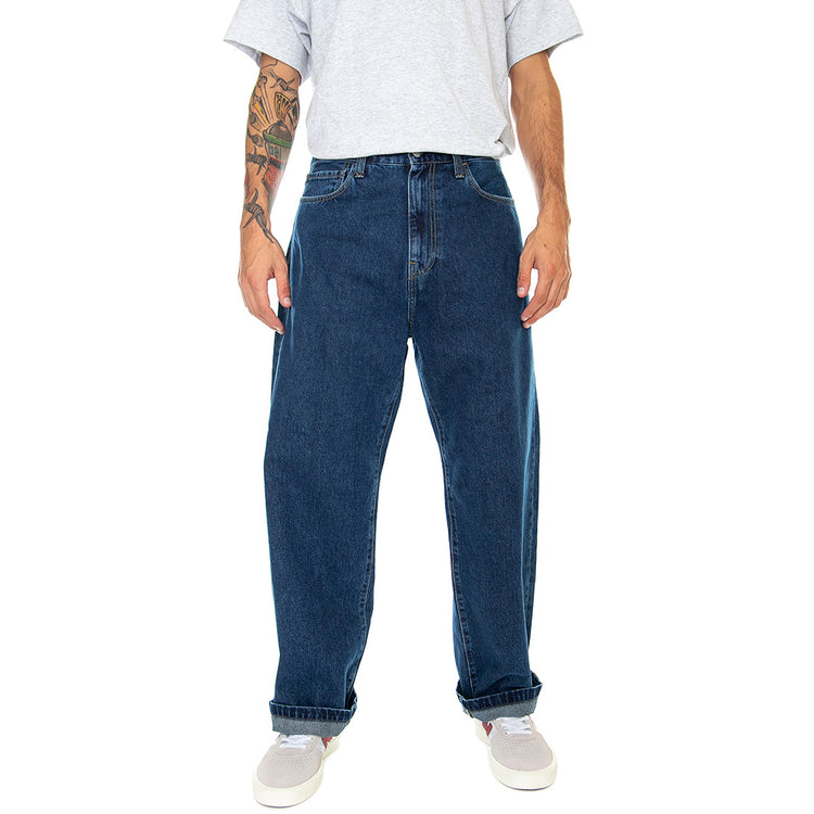LANDON PANT BLUE STONE WASHED - Pantaloni Denim Jeans Uomo Blu I030468.0106 . CARHARTT WIP 