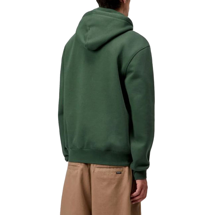 HOODED CARHARTT SWEAT SYCAMORE TREE / PHLOX - Felpa con Cappuccio Uomo Verde I030547.38EXX . CARHARTT WIP 