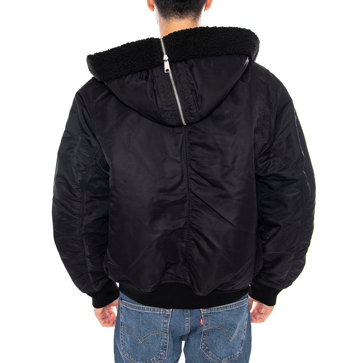 HD Oltera Bomber Black / Black -- Giacca Bomber con Cappuccio Uomo Nera I035309.00EXX . CARHARTT WIP 