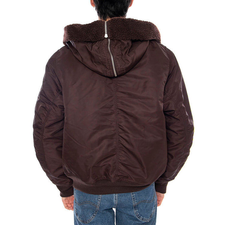 Hd Oltera Bomber Palisander / Angelite - Giacca con Cappuccio Uomo Marrone I035309.3ACXX . CARHARTT WIP 