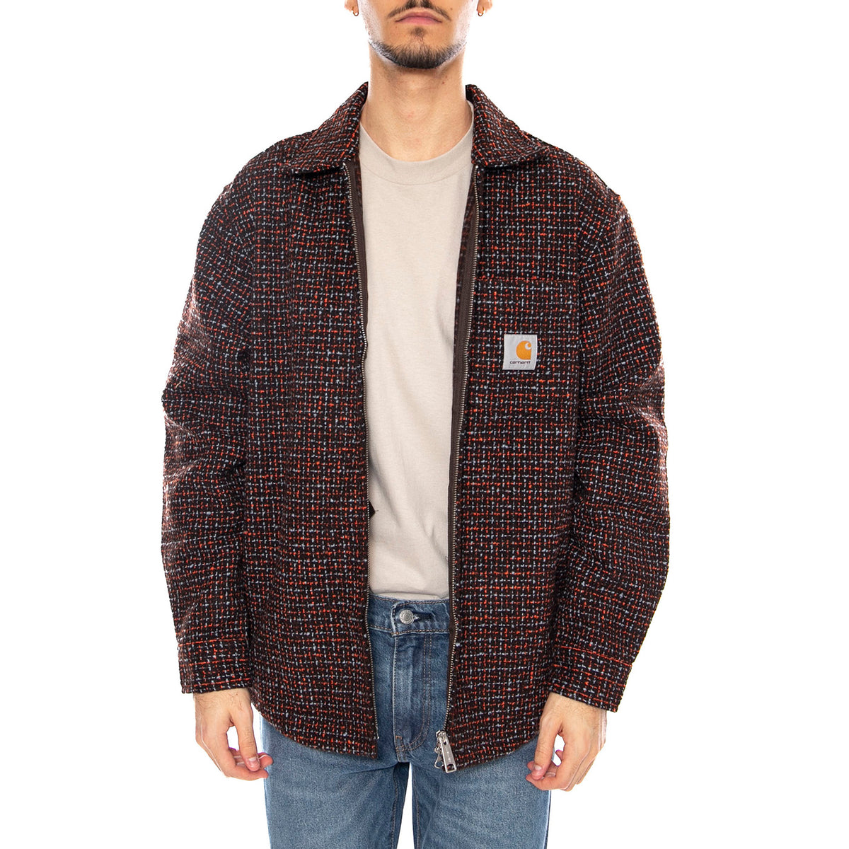 Bellamy Shirt Jac Bellamy Check, Tobacco I035422.34SXX . CARHARTT WIP 