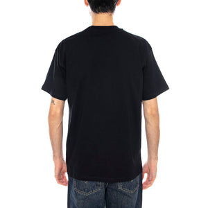 S/S Theory And Practice T-Shirt -- Maglietta Uomo Nera I035501.89XX . CARHARTT WIP 