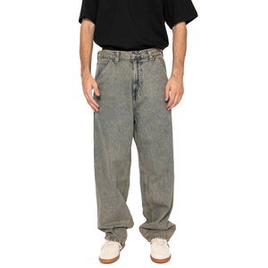 OG Single Knee Pant Blue / Leather - Pantaloni Uomo Blu I035819.3FUGD . CARHARTT WIP 