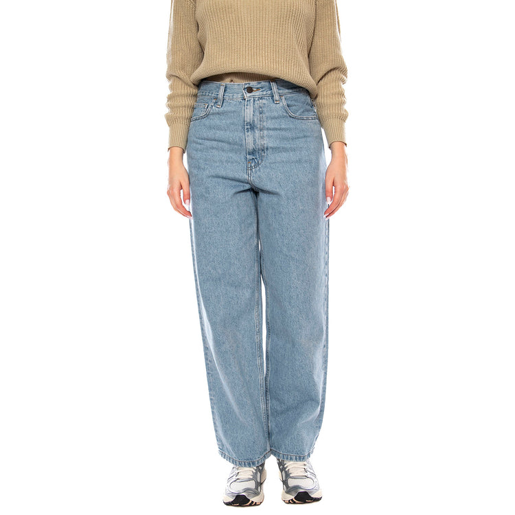 Carhartt WIP W' Brandon Pant -- Pantaloni Donna Blu I035892-01.12 . CARHARTT WIP 