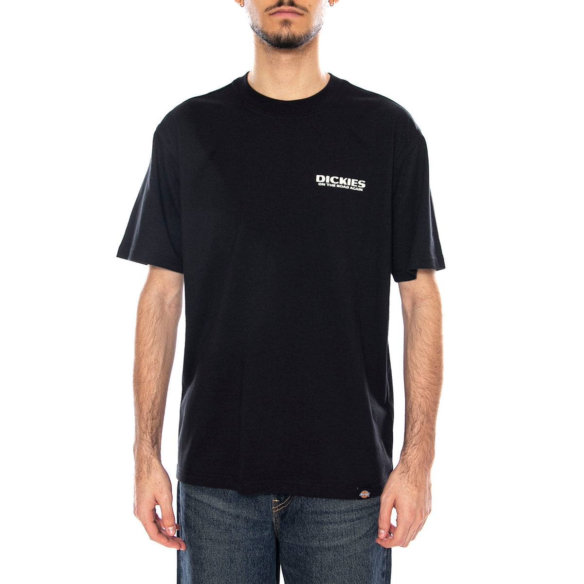 Burns SS Maglietta -- Maglietta Uomo Nera DK0A87QIBLK1 . DICKIES 