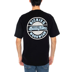 DICKIES Circle Tee Black - Maglietta Girocollo Uomo Nera DK0A87QLBLK1 . DICKIES 