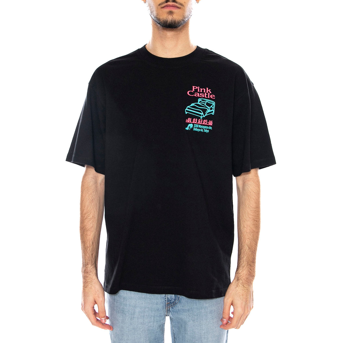 Pink Castle TS -- Maglietta Uomo Nera I036397. 89.67 EDWIN 