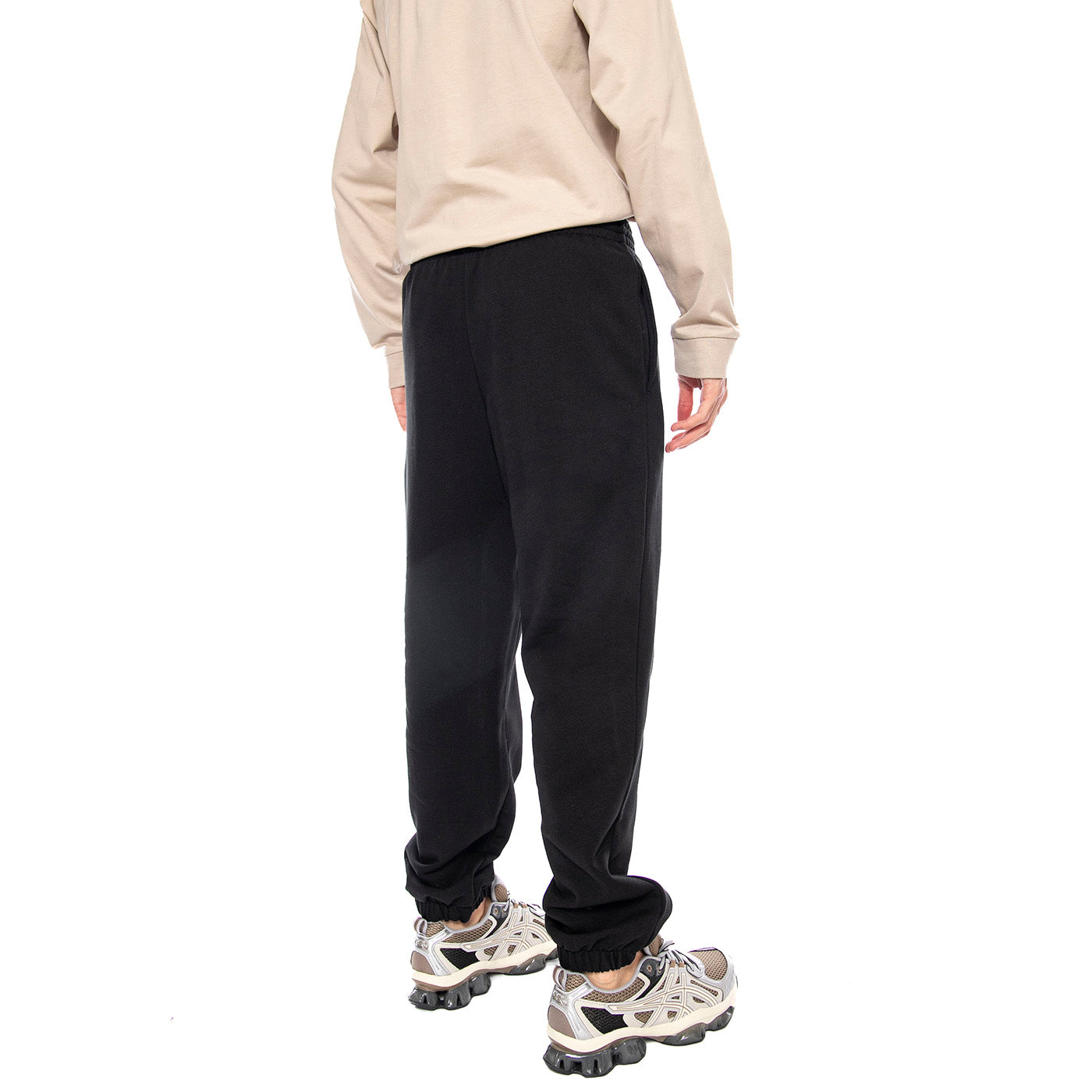 PANT. TUTA 031 BLACK - Pantaloni Felpa Lacoste Uomo Neri XH9610-031 . LACOSTE 