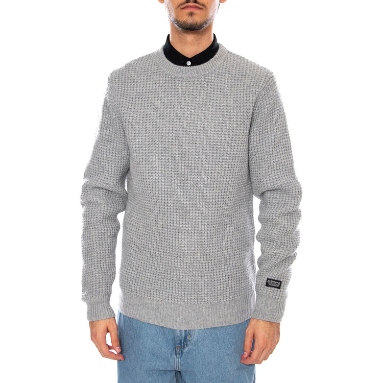 Presidio Crew Mid Tone Grey Heather Grey - Maglione Girocollo Uomo Grigio 003B6-0002 . LEVIS 