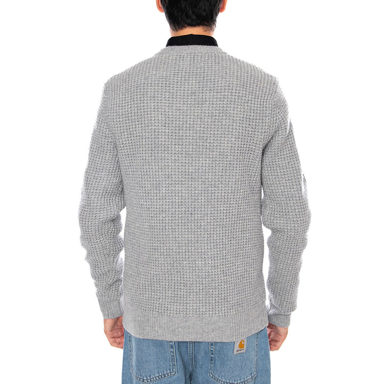 Presidio Crew Mid Tone Grey Heather Grey - Maglione Girocollo Uomo Grigio 003B6-0002 . LEVIS 