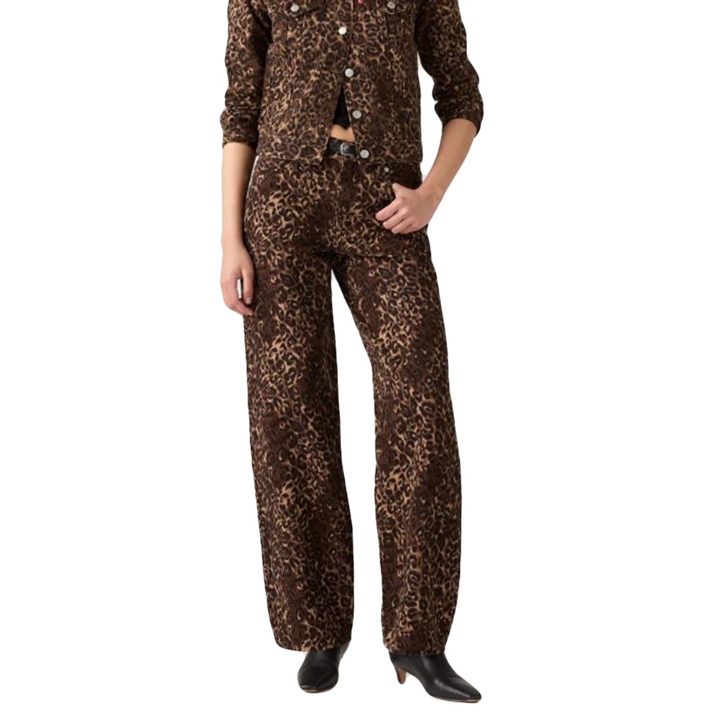 BAGGY DAD CAT EYES BROWN - Pantaloni Donna Marroni A3494-0078 . LEVIS 