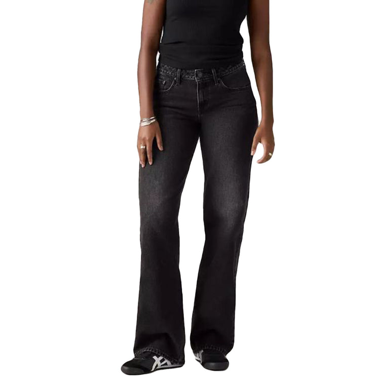 LOW LOOSE TECH STORM BLACK - Pantaloni Denim Jeans Donna Neri A5566-0027 . LEVIS 