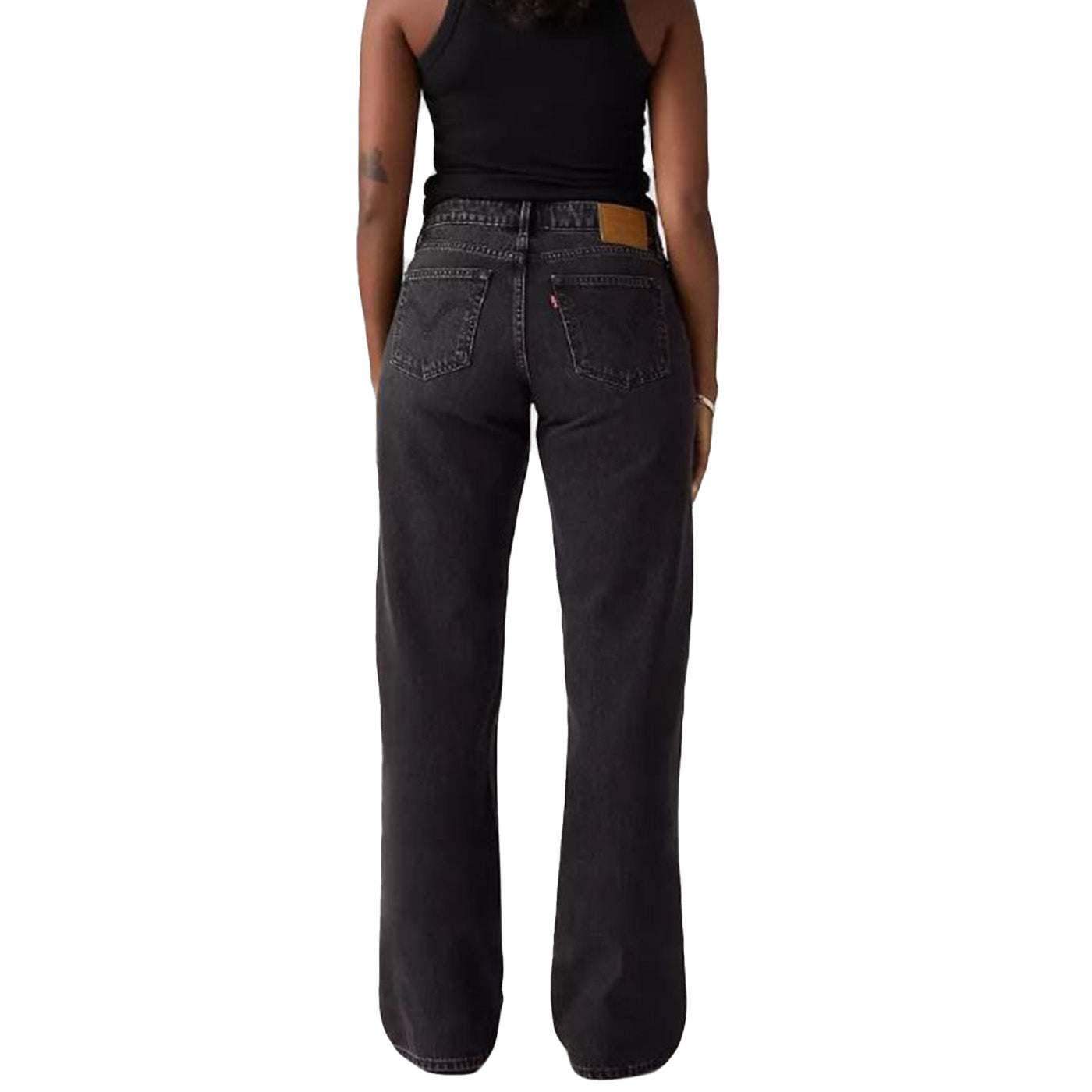 LOW LOOSE TECH STORM BLACK - Pantaloni Denim Jeans Donna Neri A5566-0027 . LEVIS 