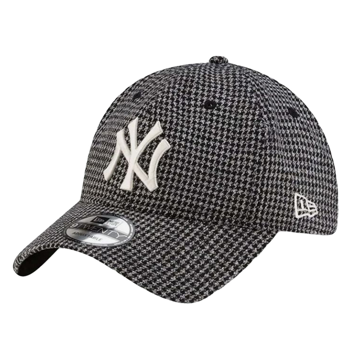 Houndstooth 9TWENTY Black New York Yankees - Cappellino Nero Uomo/Donna 60691222 . NEW ERA 