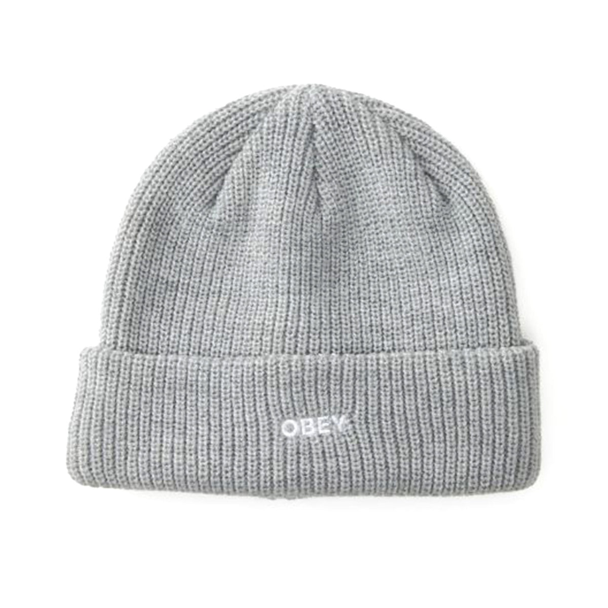 Future Beanie Heather Grey - Cappellino Grigio in Maglia 100030163 HEA OBEY 