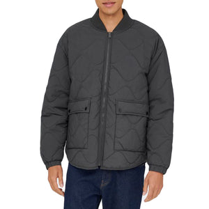 WREN QUILTED JACKET OTW PHANTOM - Giacca Uomo Verde 22034724-4798500 . ONLY & SONS 