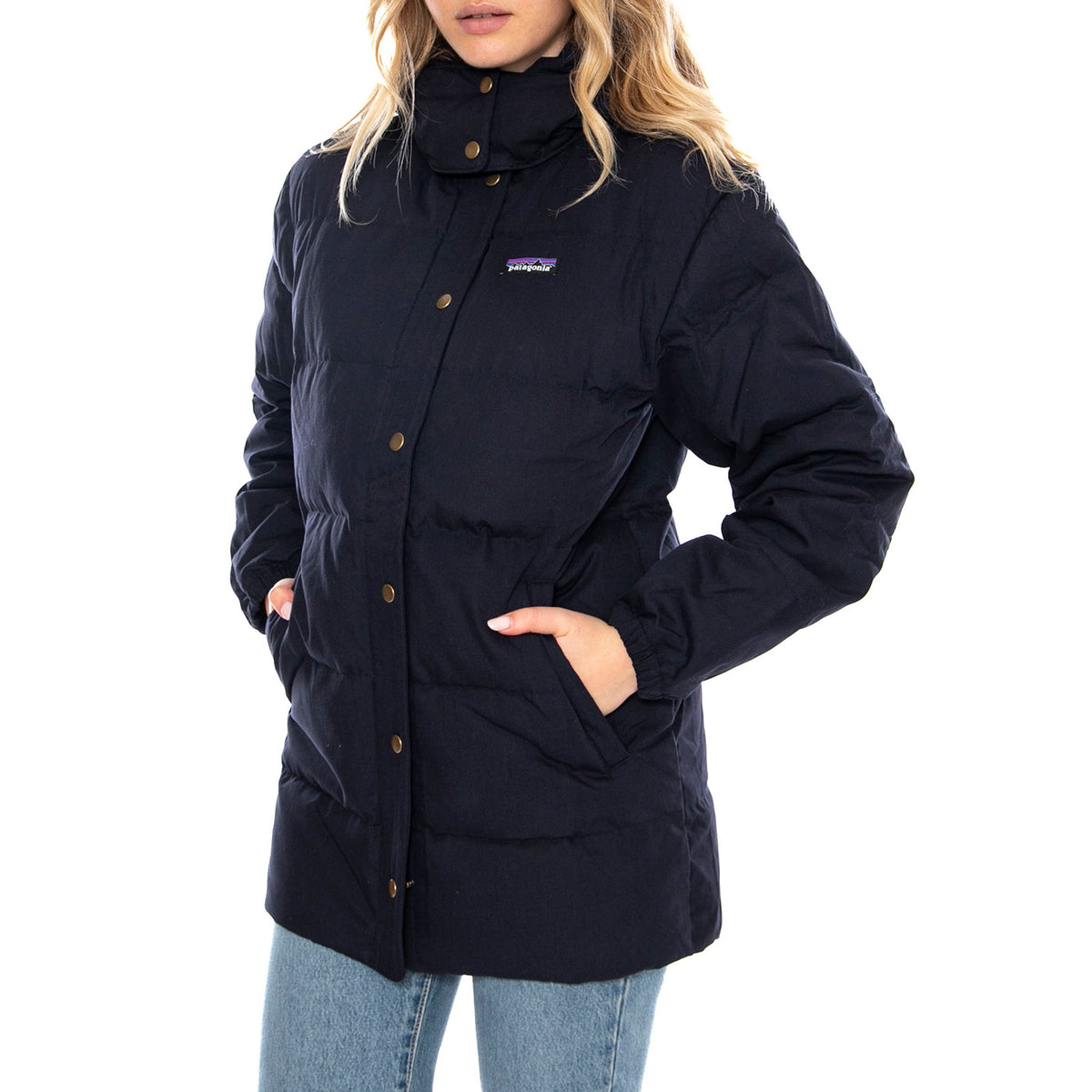 W's Cotton Down Parka SNBE -- Parka Donna Blu 26851 SNBE PATAGONIA 